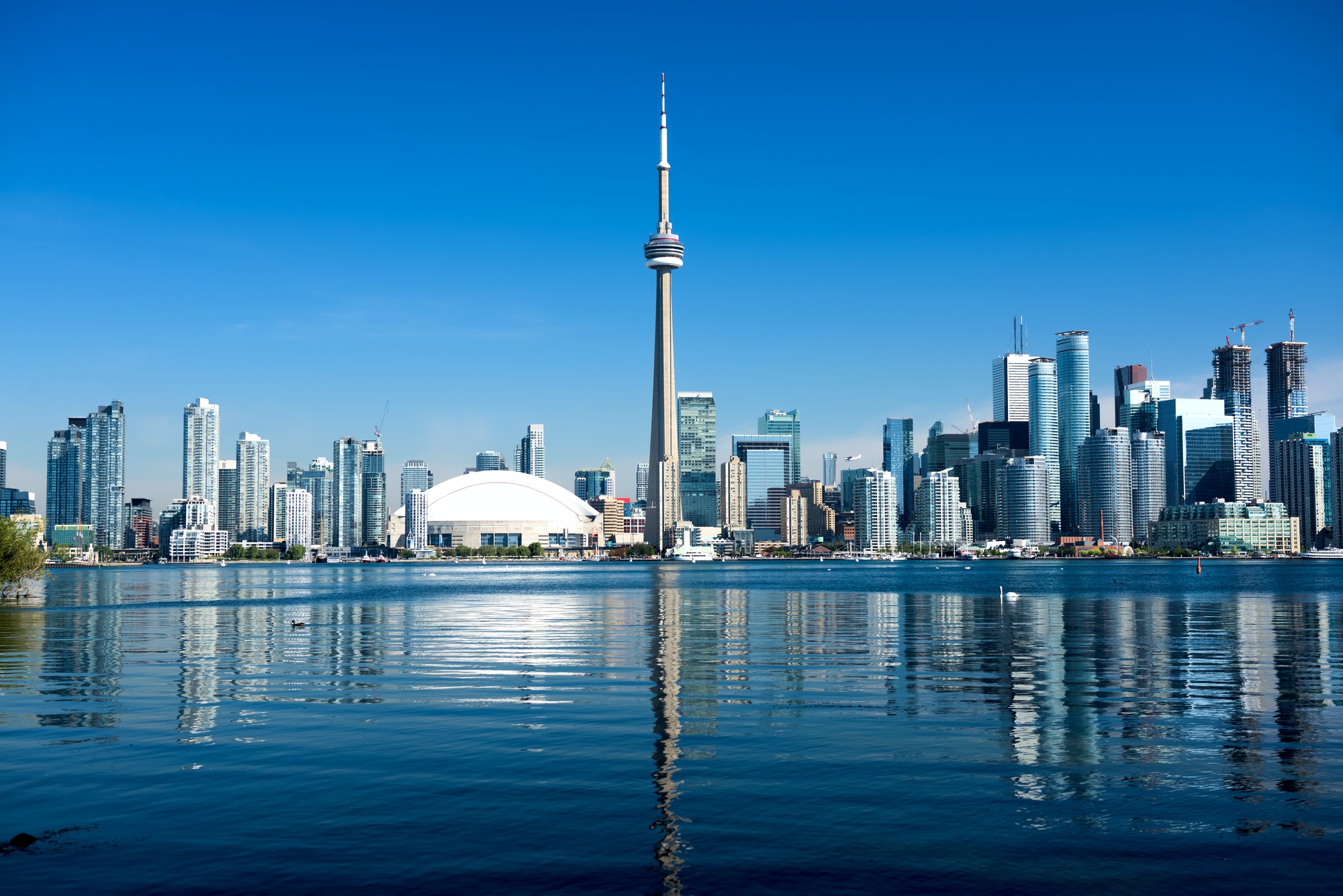 Toronto city skyline, Ontario, Canada