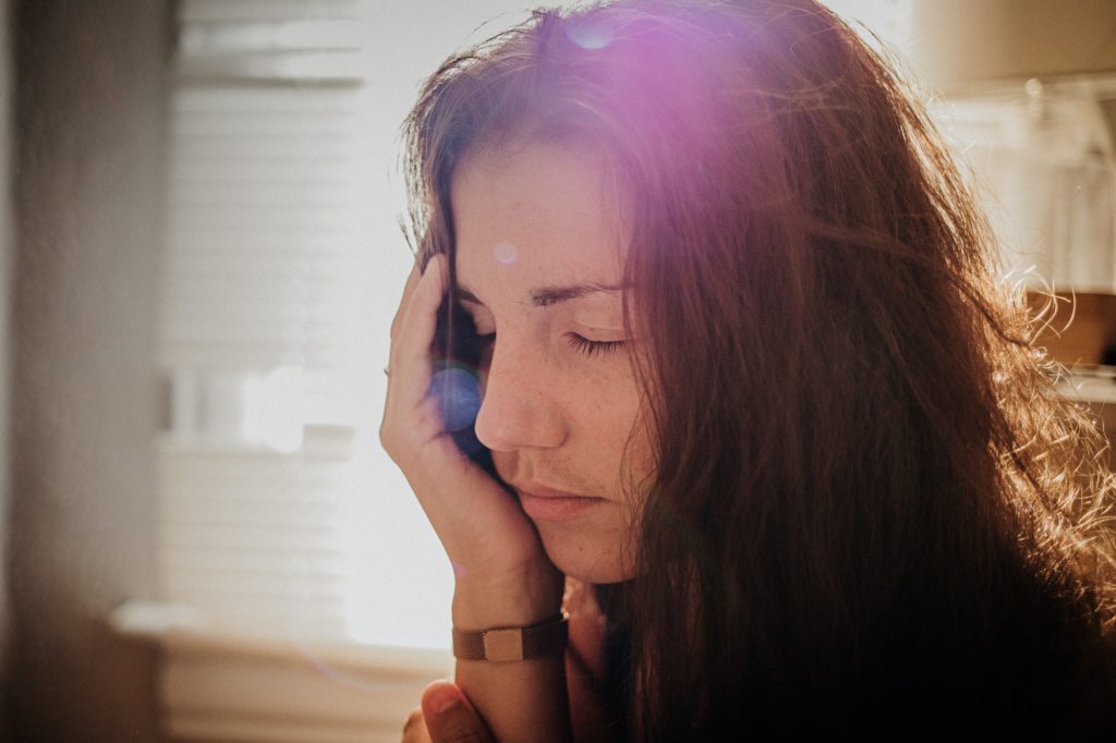 Woman Suffering with Mental Health Issues